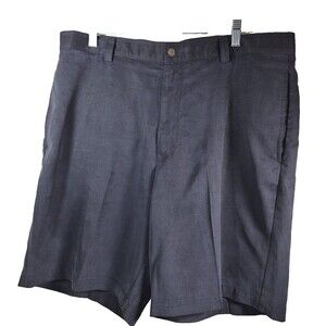 Tommy Bahama Sandpoint Blue Flat Front Silk Blend Shorts Men’s 38 Casual Resort